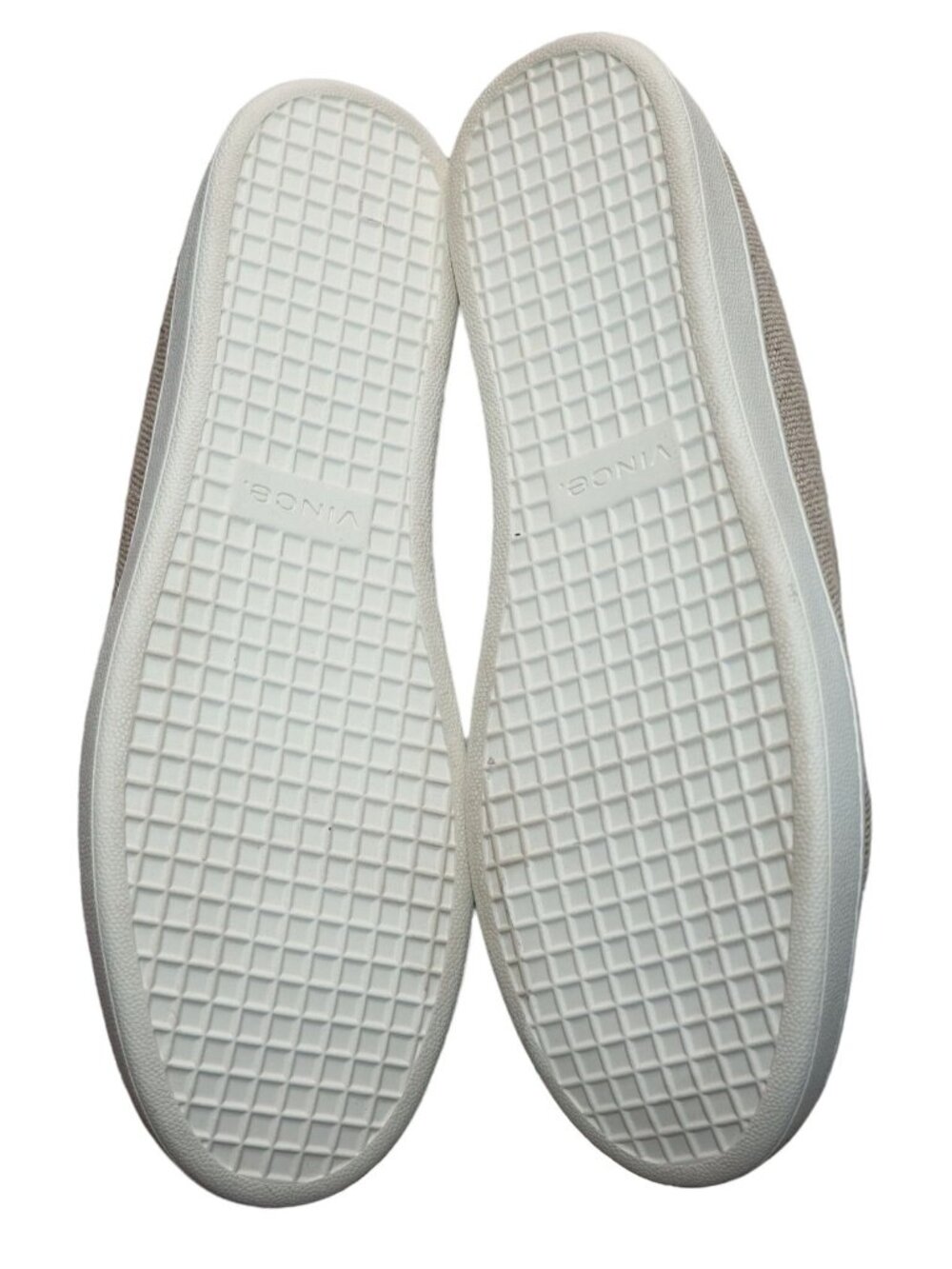 Vince Mule Vianne Size 9.5 Beige Linen Canvas Slip-On Comfort Minimalist - Picture 11 of 12